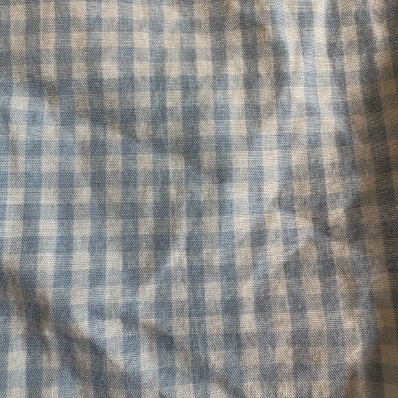 Joe Fresh Gingham Blue White Button Down Shirt Size 5T Boys Collared Shirt - Picture 3 of 9